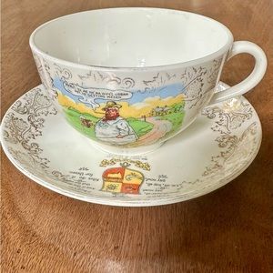 Vintage funny Yorkshire cup
